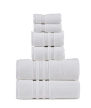 Ecoterry Sustainable 6 Piece Bath Towels Set (White)